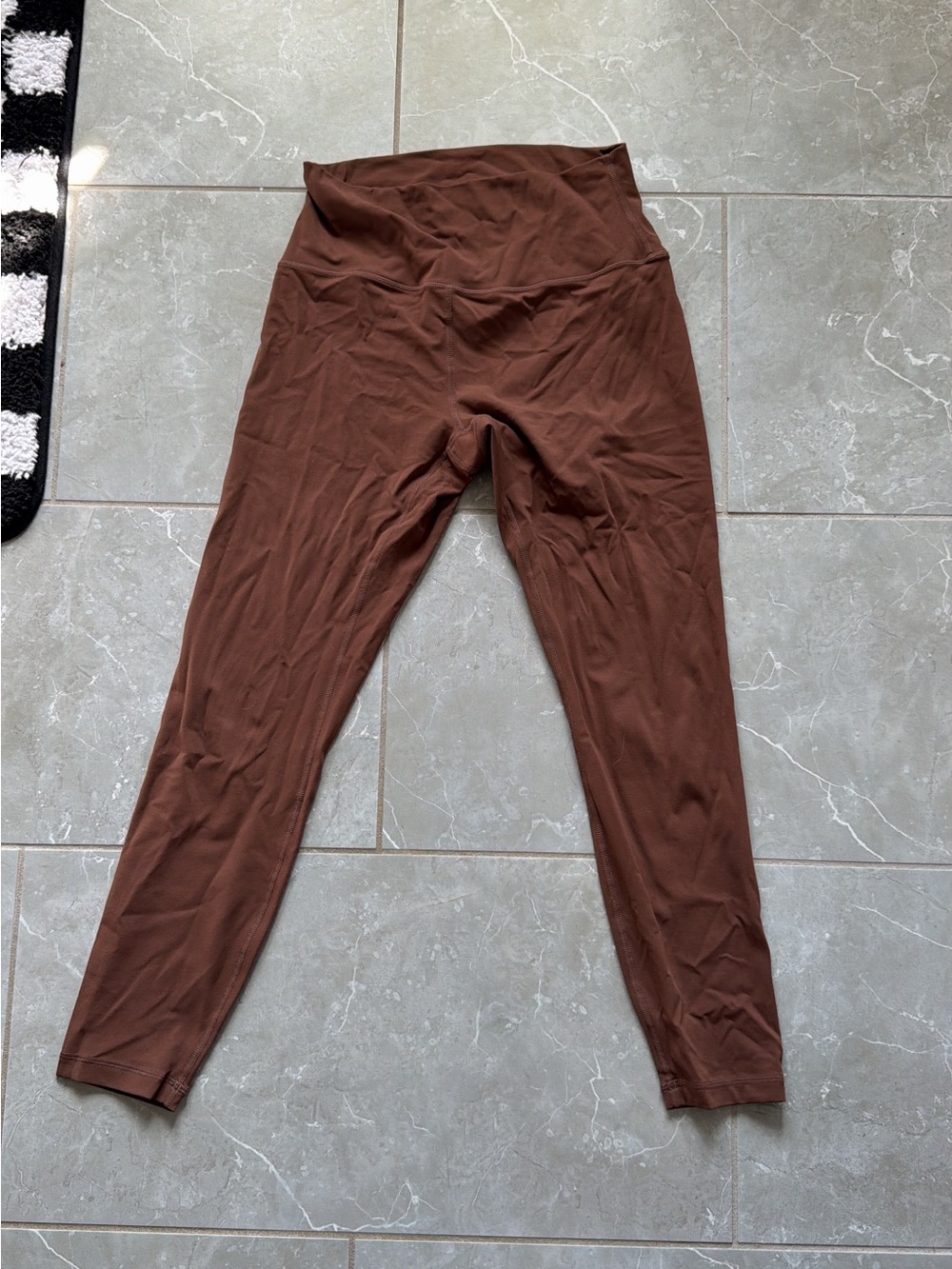 High-Waist Brown 25” Leggings